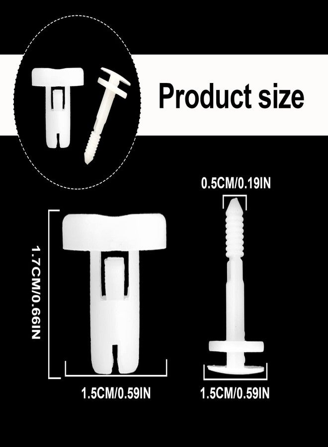 TOPCNOEM 50Pcs Car Door Panel Retainer Clips Compatible with GM Chevy GMC 15960325 - C1500 C2500 C3500 K1500 K2500 K3500 Pickup Jimmy Yukon Blazer Tahoe Suburban - Image 2